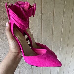 Anne Michelle Vibrant Pink Heels